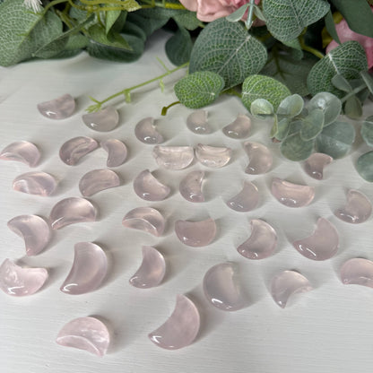Mini Rose Quartz Moon