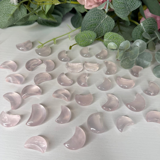 Mini Rose Quartz Moon
