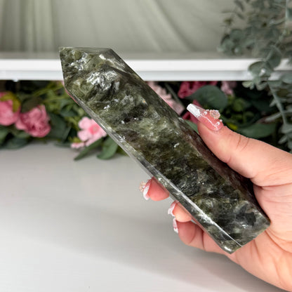 Green Mica Statement Towers (Imperfect)