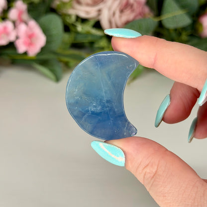 Blue Fluorite Moons