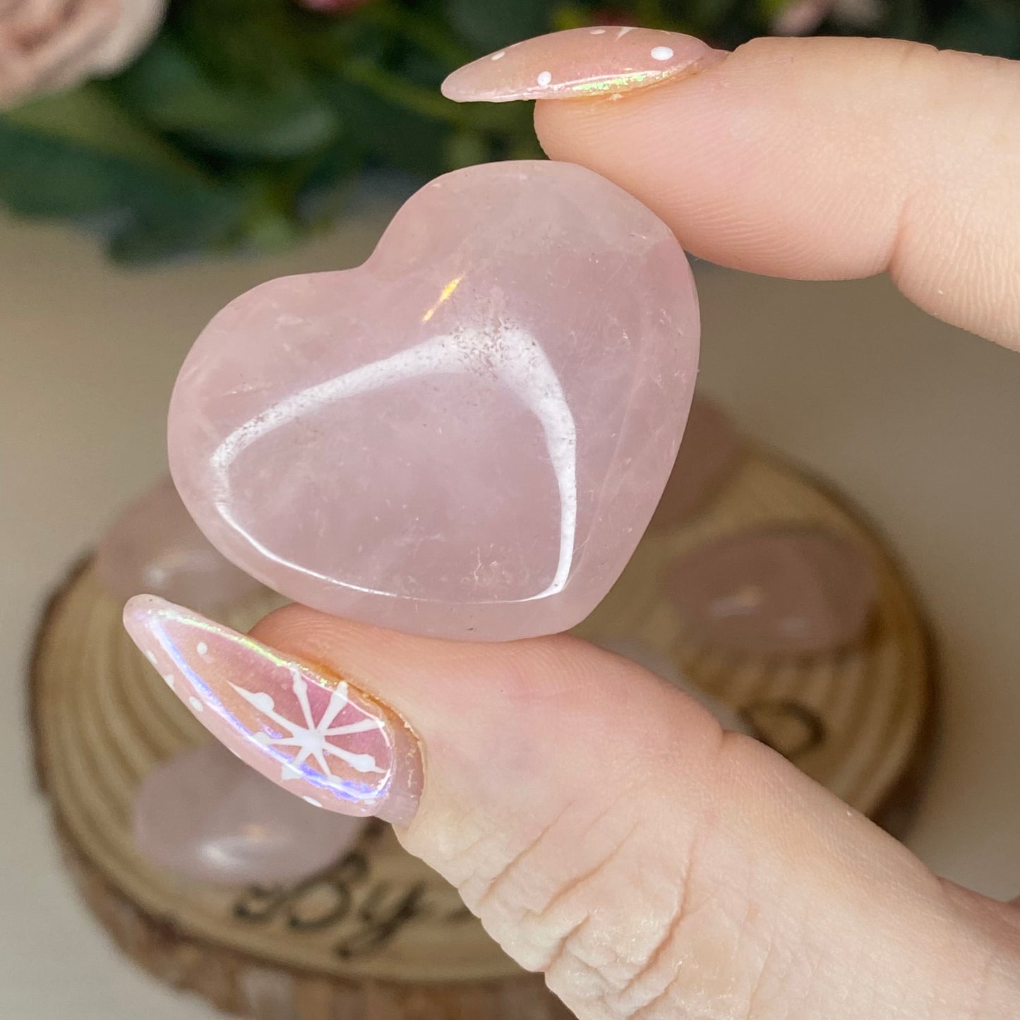 Rose Quartz Heart (Intuitively Chosen)