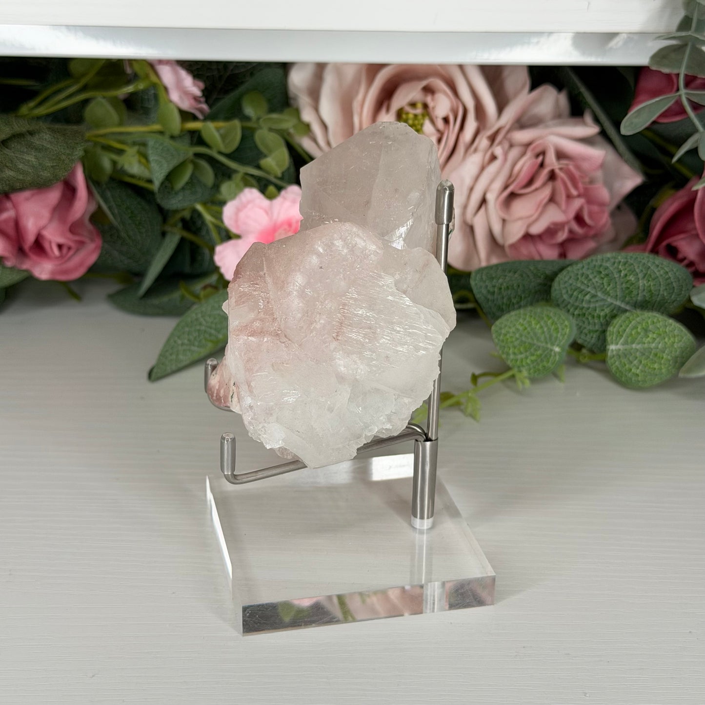 Apophyllite With Pink Chalcedony E