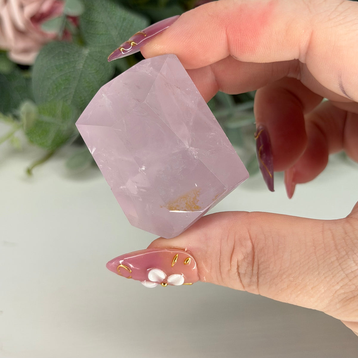 Jelly Rose Quartz Freeform