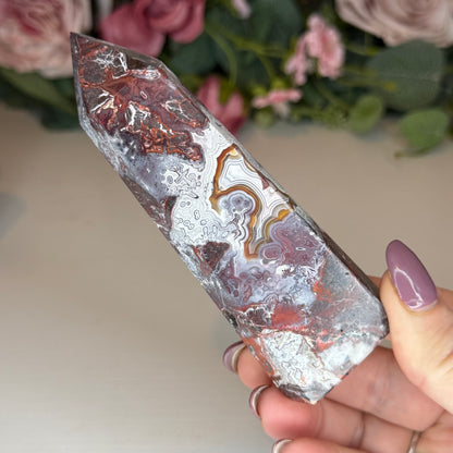 Mexican Lace Agate Towers