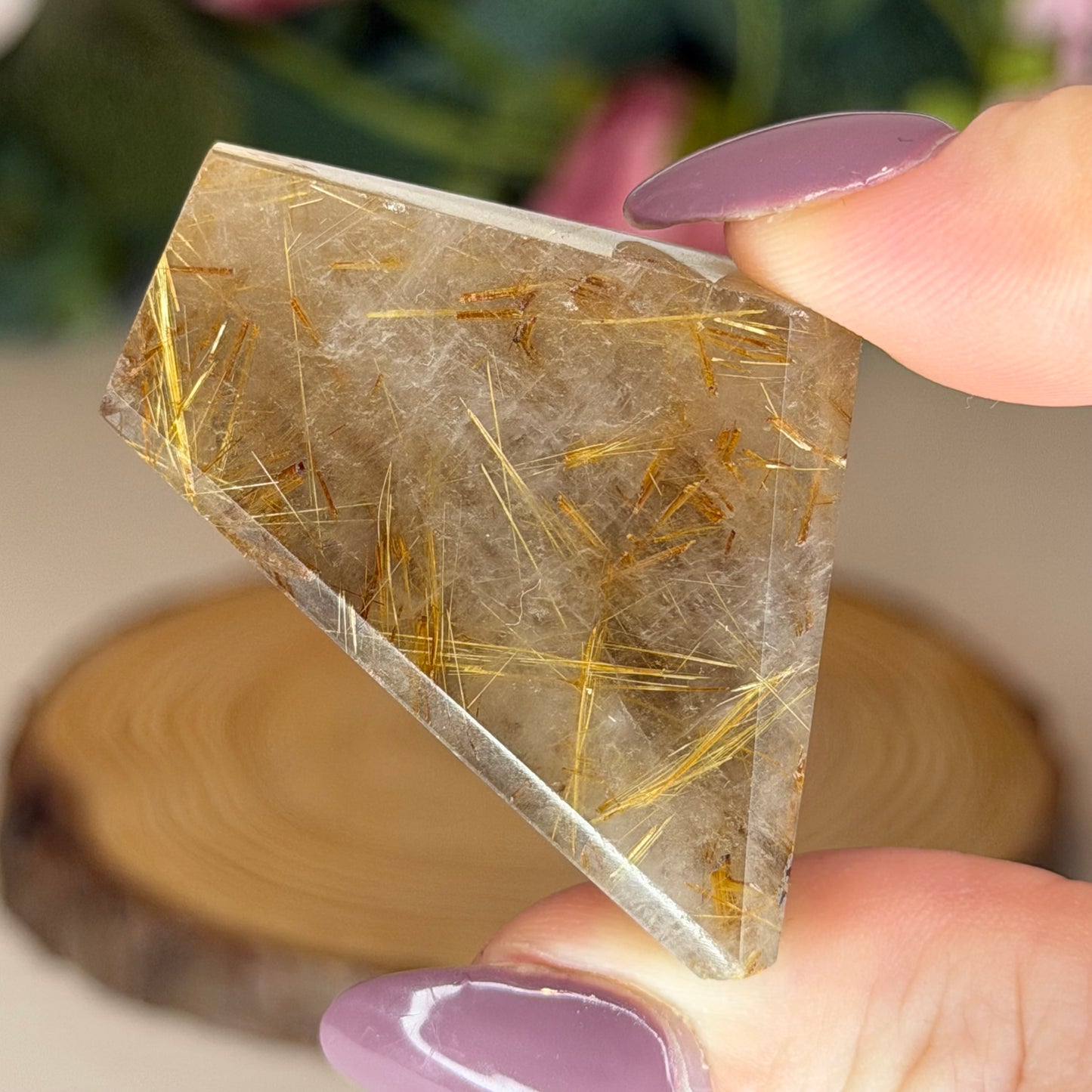 Golden Rutile Freeforms