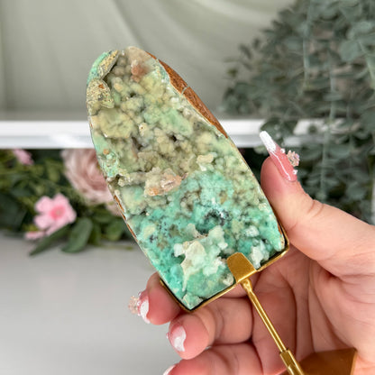 Smithsonite Freeform On Custom Stand