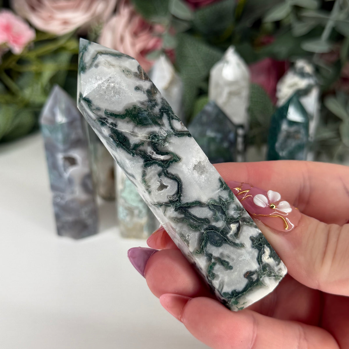Moss Agate Towers