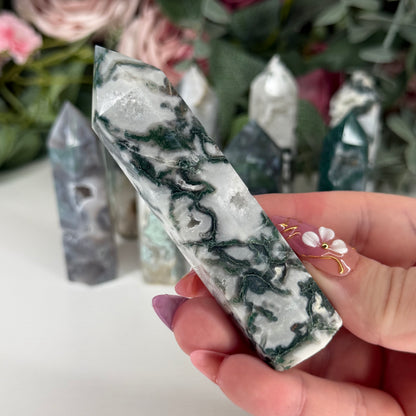 Moss Agate Towers