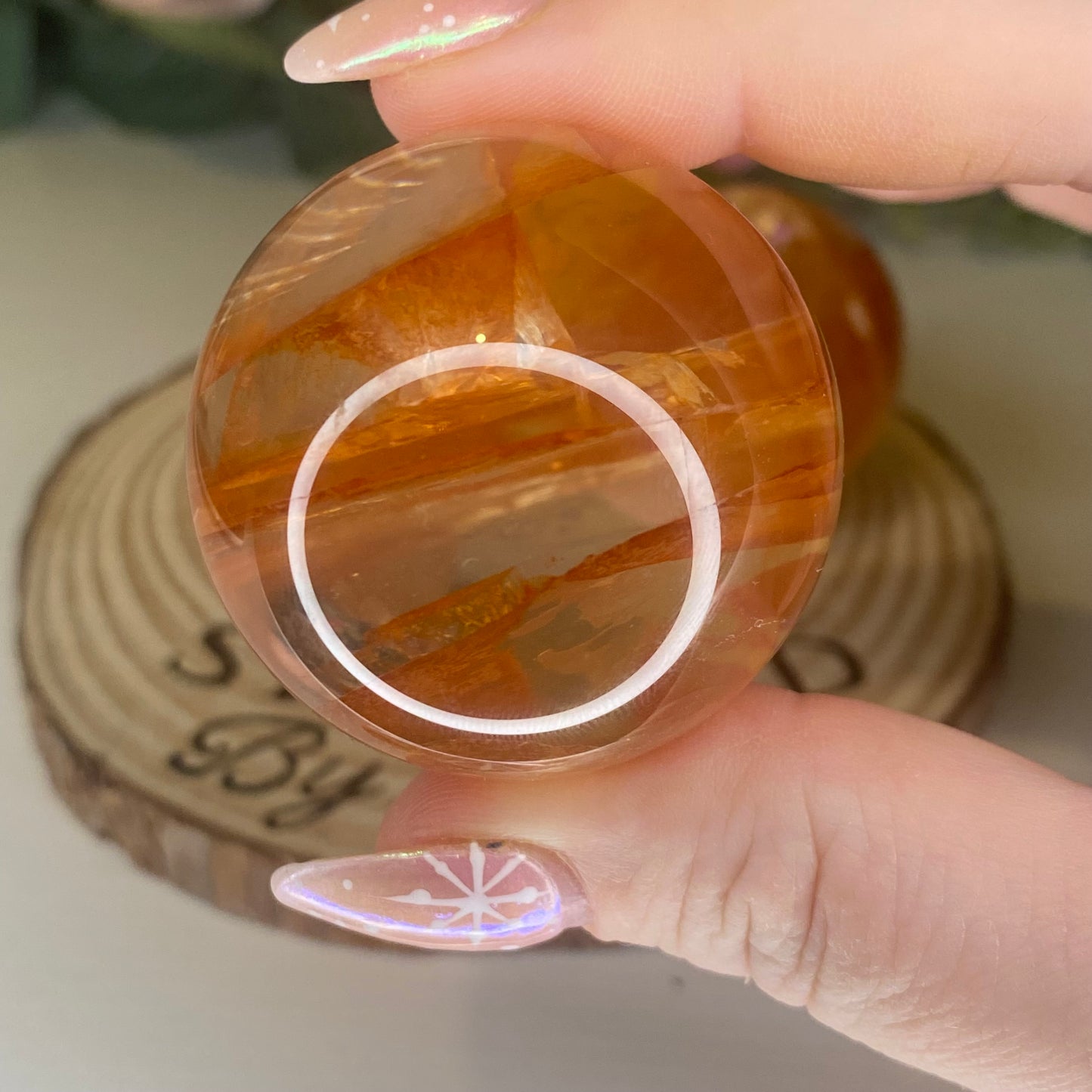 High Quality Fire Quartz Spheres