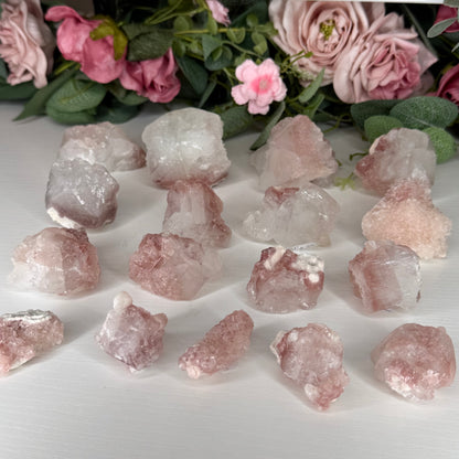 Apophyllite With Pink Chacedony