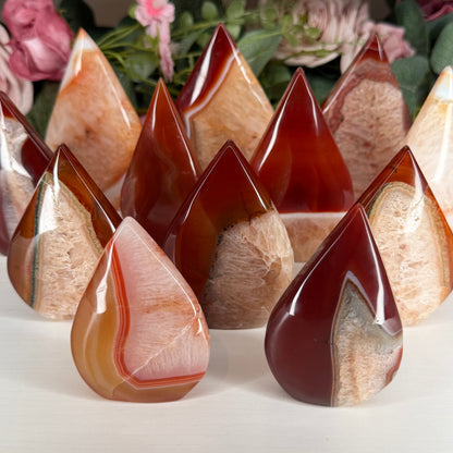 Carnelian Teardrops