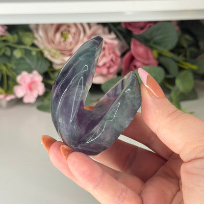 Fluorite Clam Shell