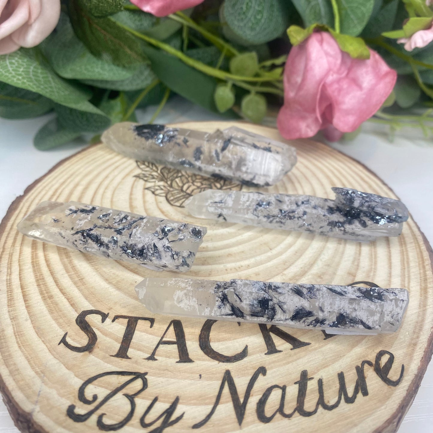 Raw Specularite on Quartz