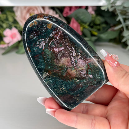 Green Jasper Freeforms