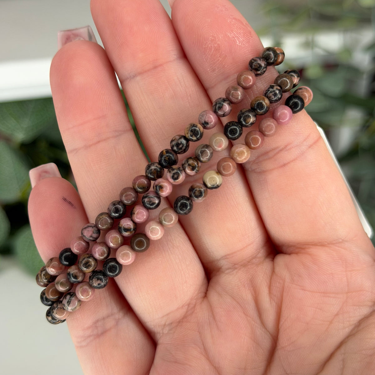 Rhodonite Bracelet (4mm)