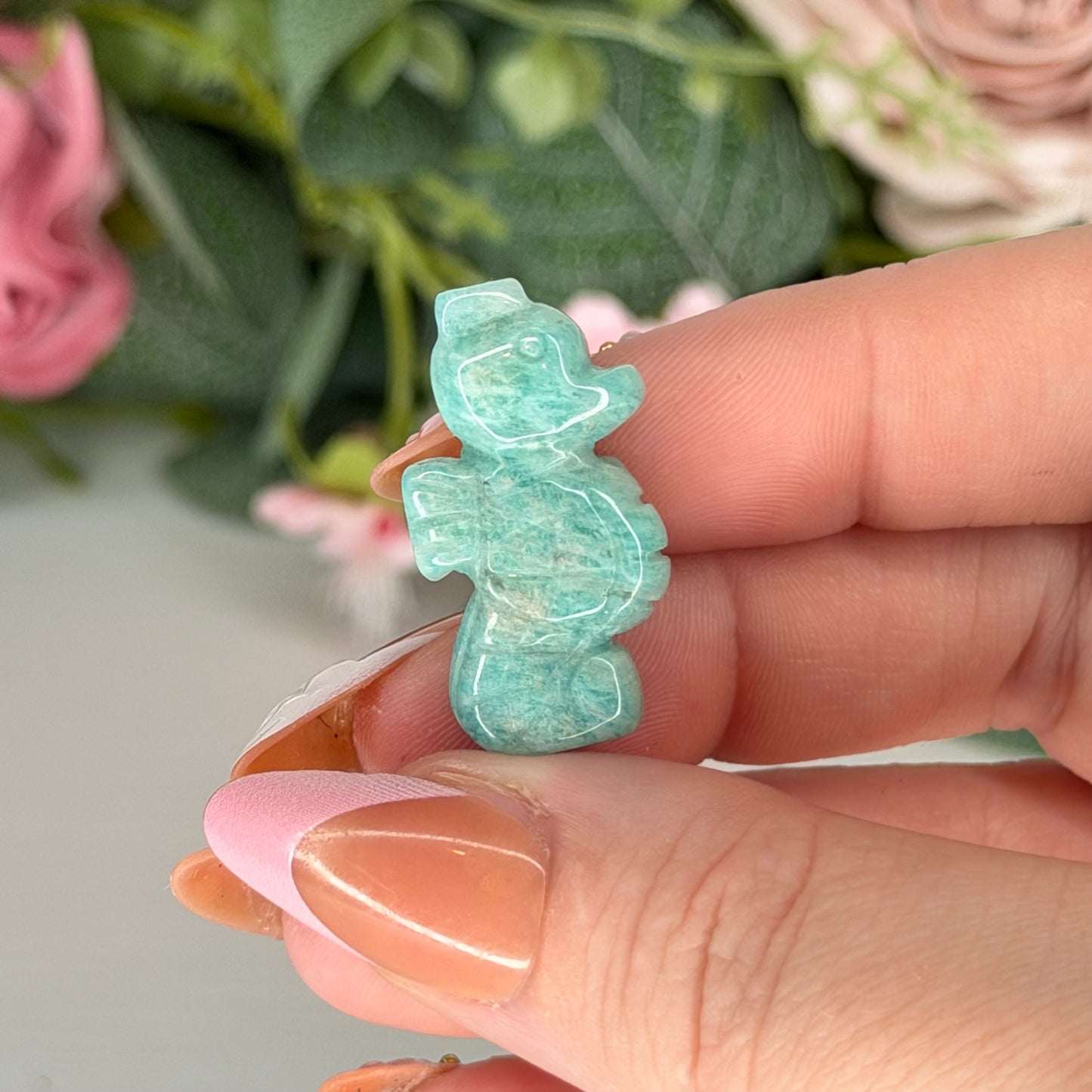 Amazonite Mini Seahorse