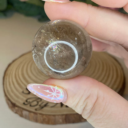 Small Smokey Quartz Spheres