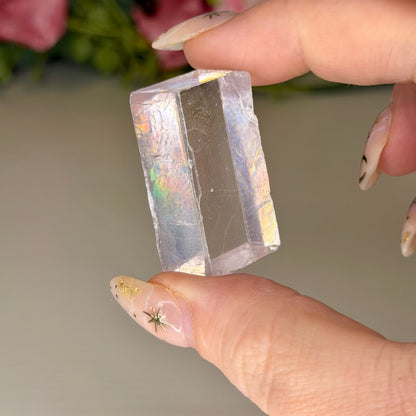 Lilac Optical Calcite Freeforms