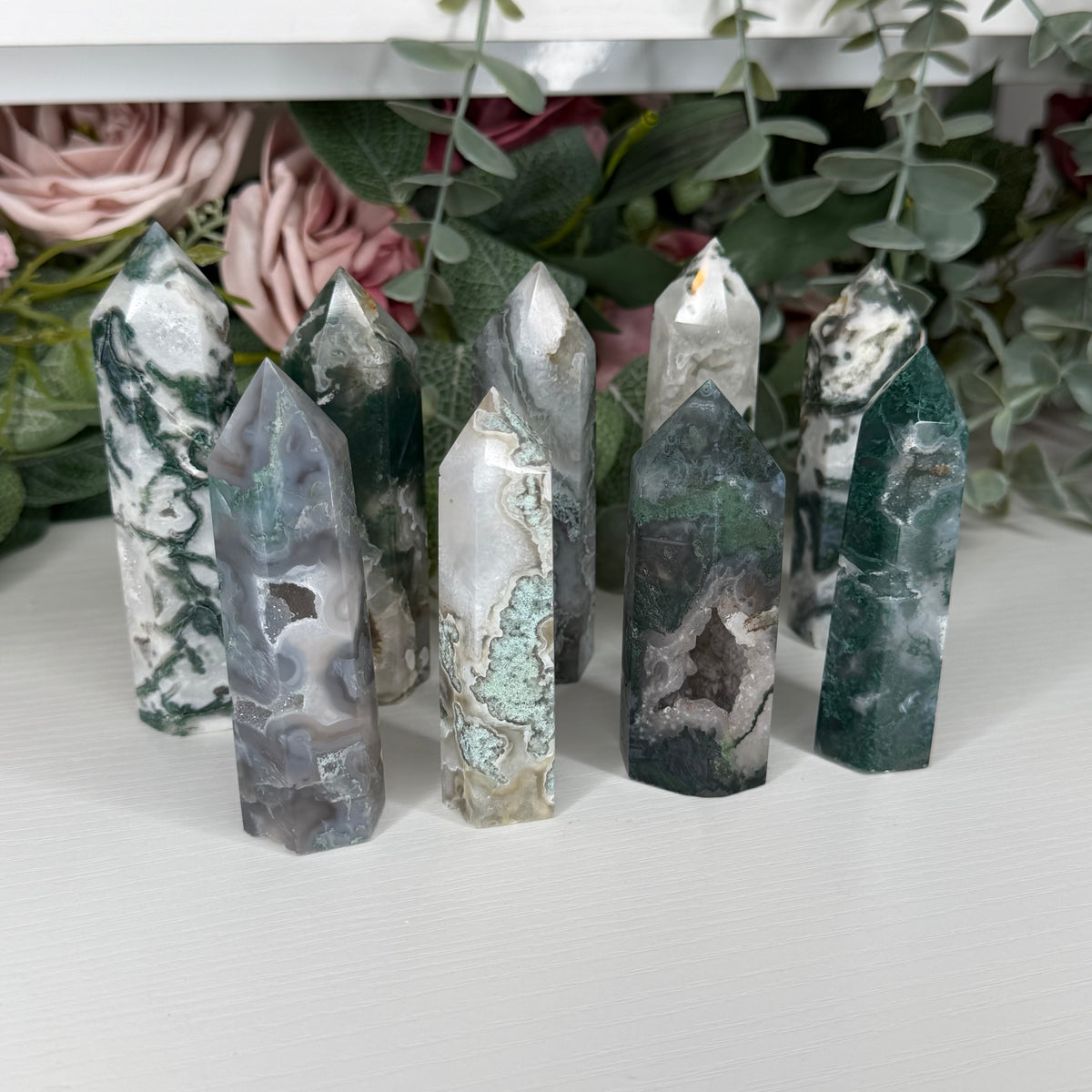Moss Agate Towers