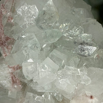 Green Apophyllite With Pink Chalcedony Q