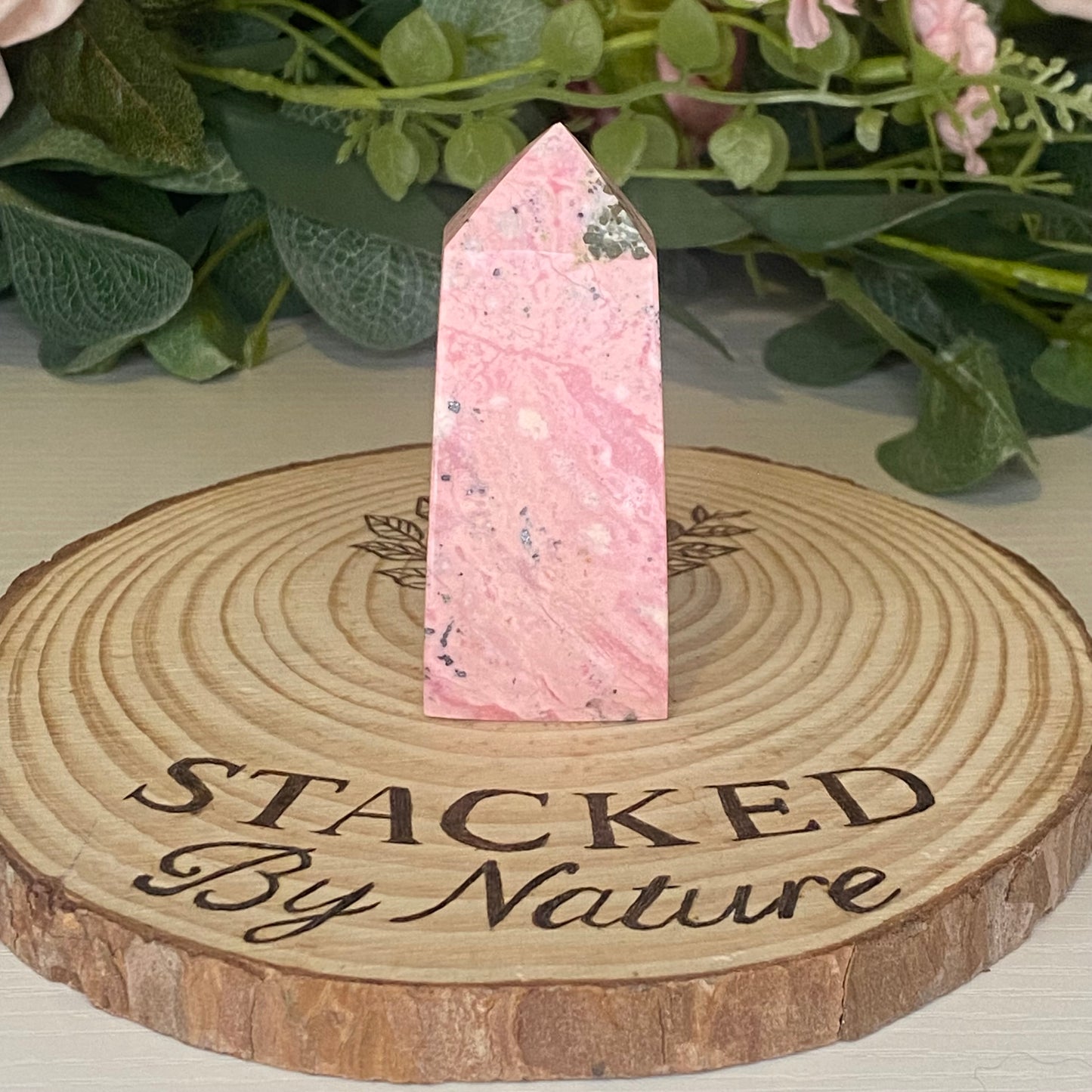 Peruvian Rhodonite Tower