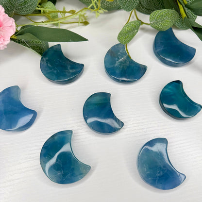 Blue Fluorite Moons