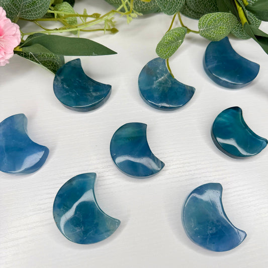Blue Fluorite Moons