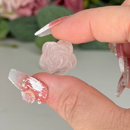 Rose Quartz Mini Rose