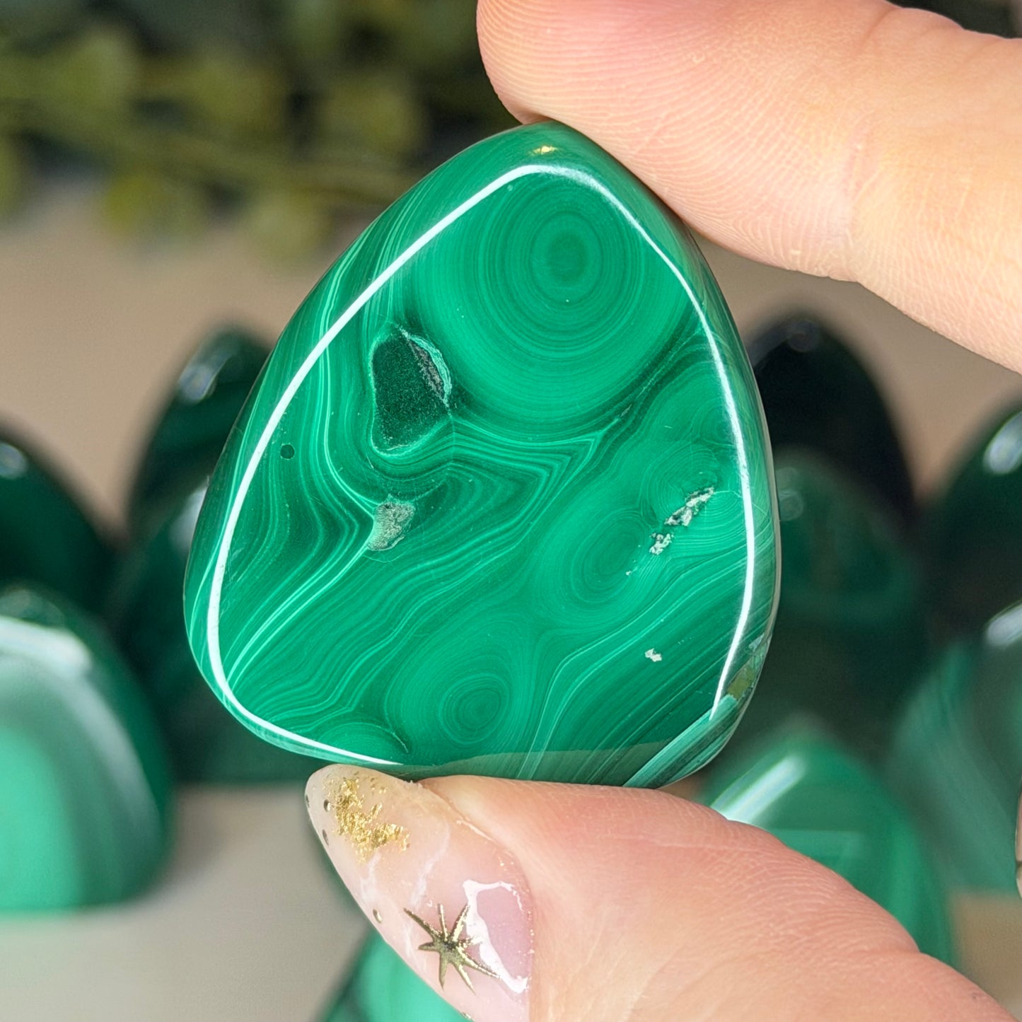 Mini Malachite Teardrop (Intuitively Chosen)
