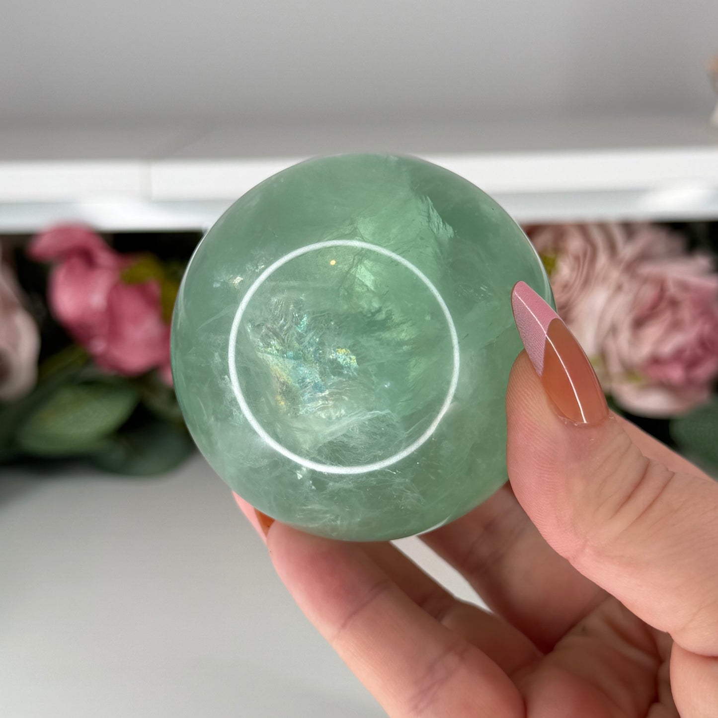 Green Fluorite Spheres