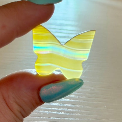Iris Agate Butterflies