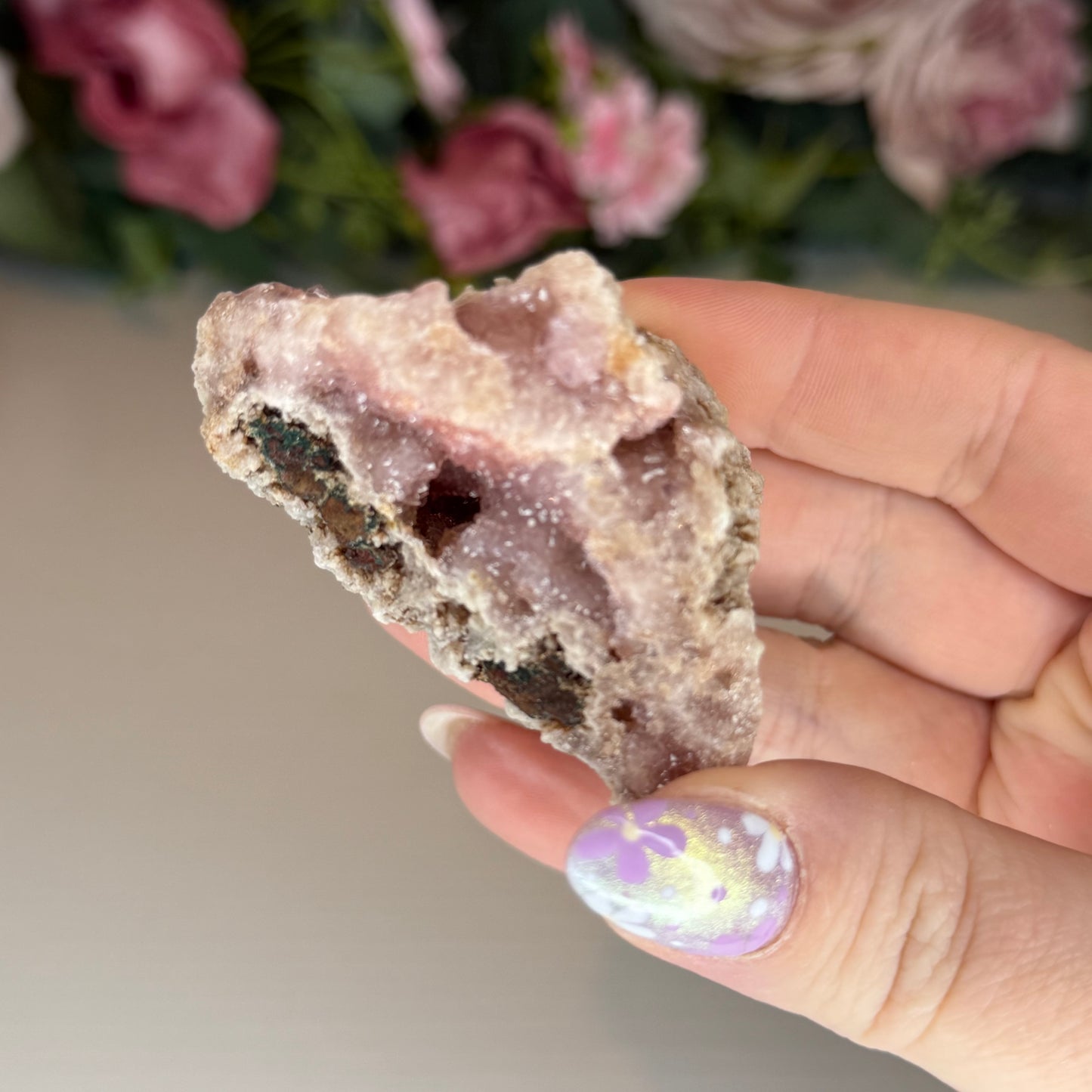Raw Pink Amethyst Clusters