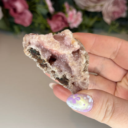 Raw Pink Amethyst Clusters