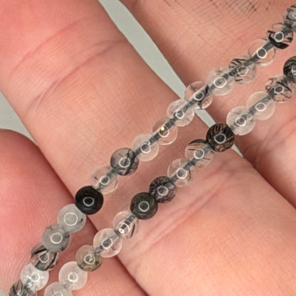 Tourmaline In Quartz Bracelet