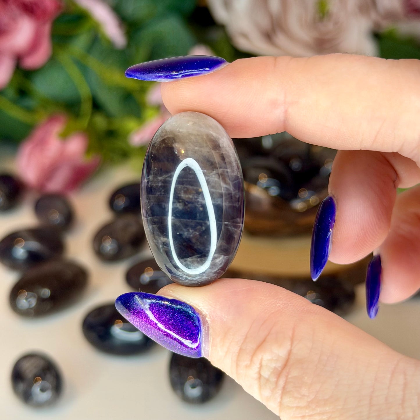 Black Rose Quartz Tumble