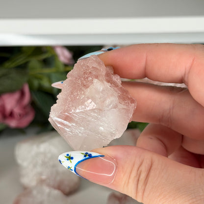 Apophyllite With Pink Chacedony