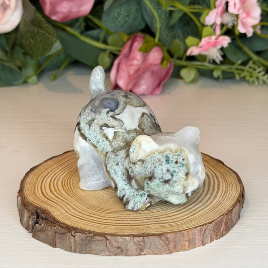 Moss Agate Cat (Imperfect)