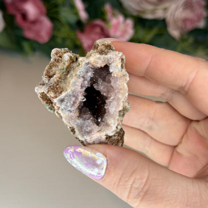Raw Pink Amethyst Clusters