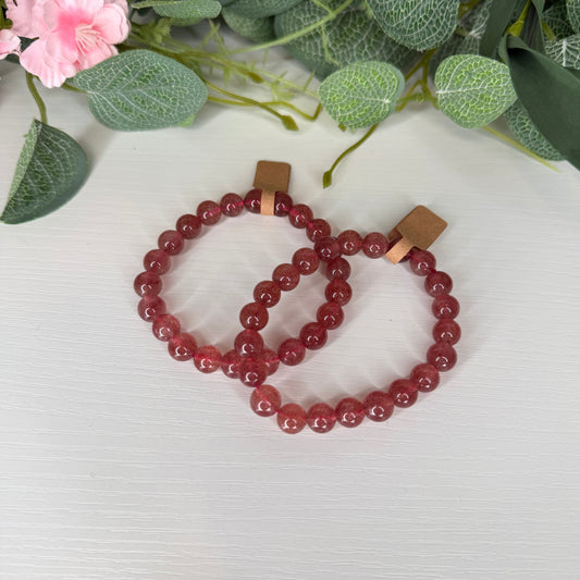 Strawberry Quartz Bracelets
