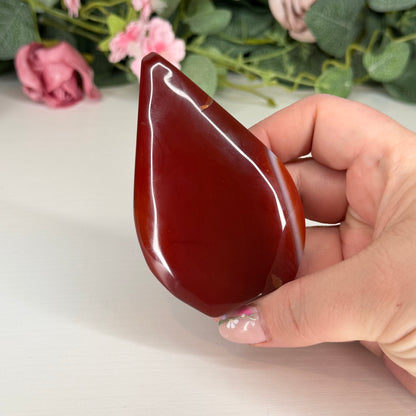 Carnelian Teardrops