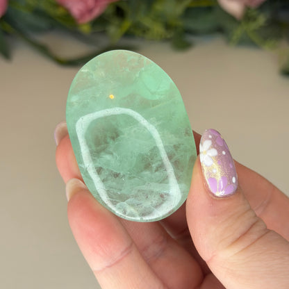 Green Fluorite Palmstones