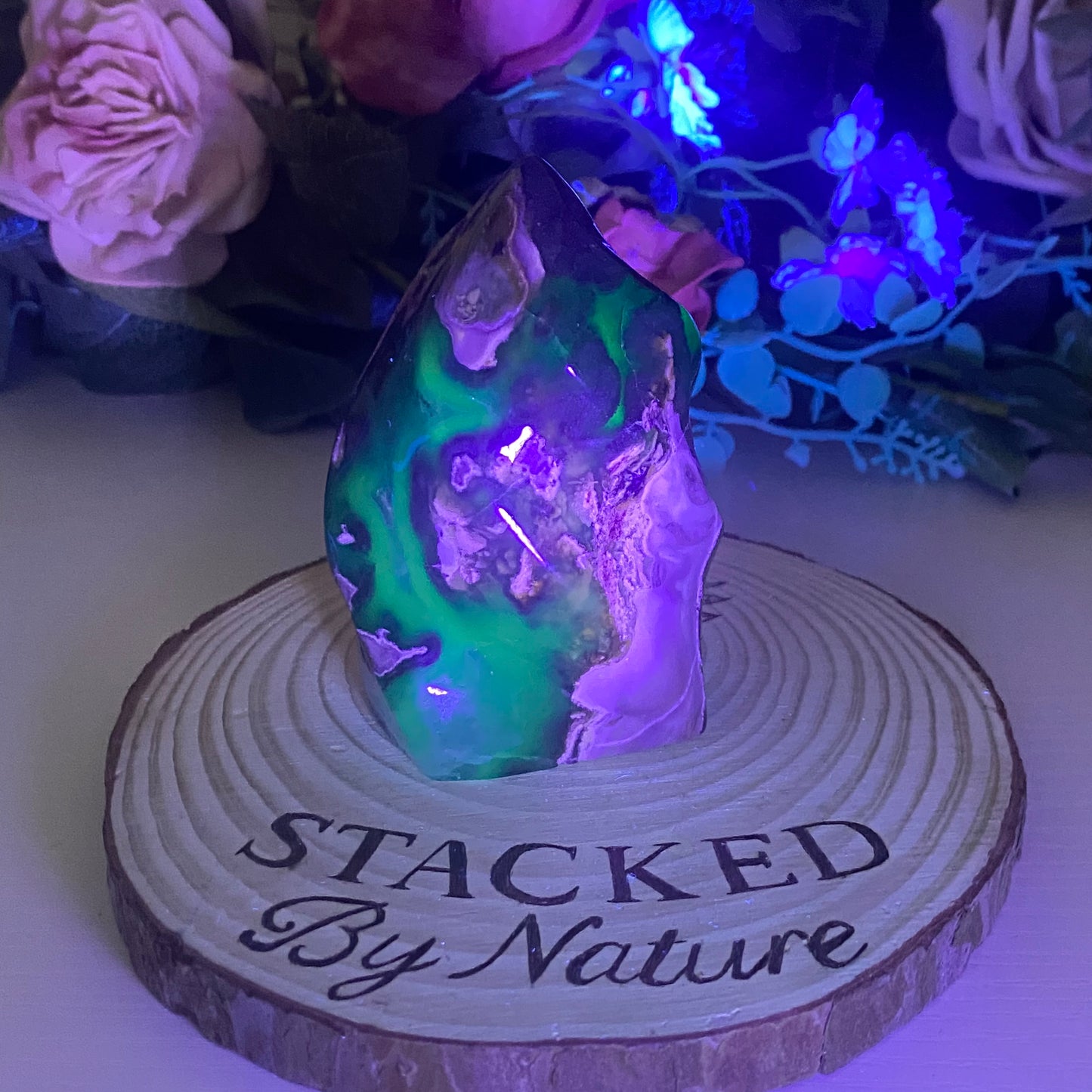 Volcano Agate Flames