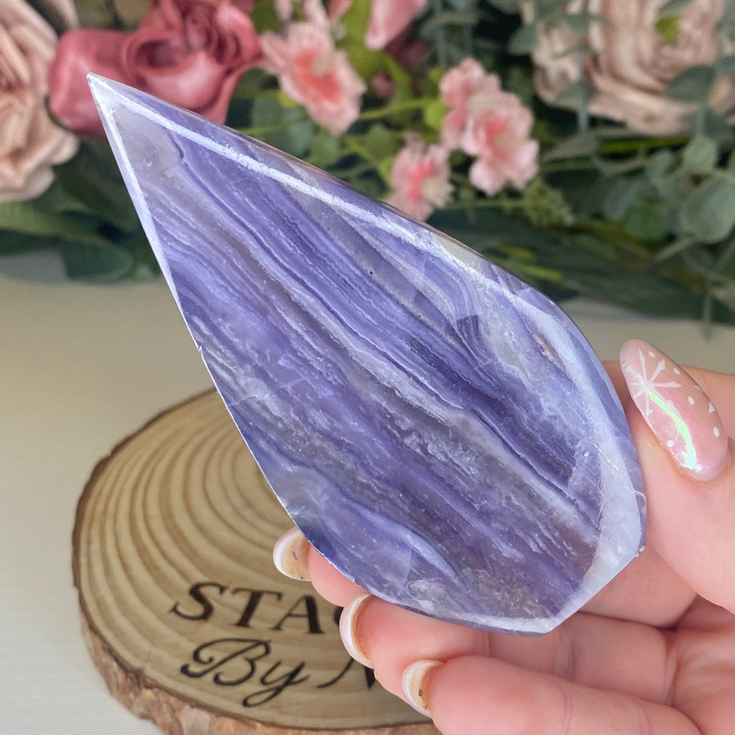 Silky Fluorite Teardrops