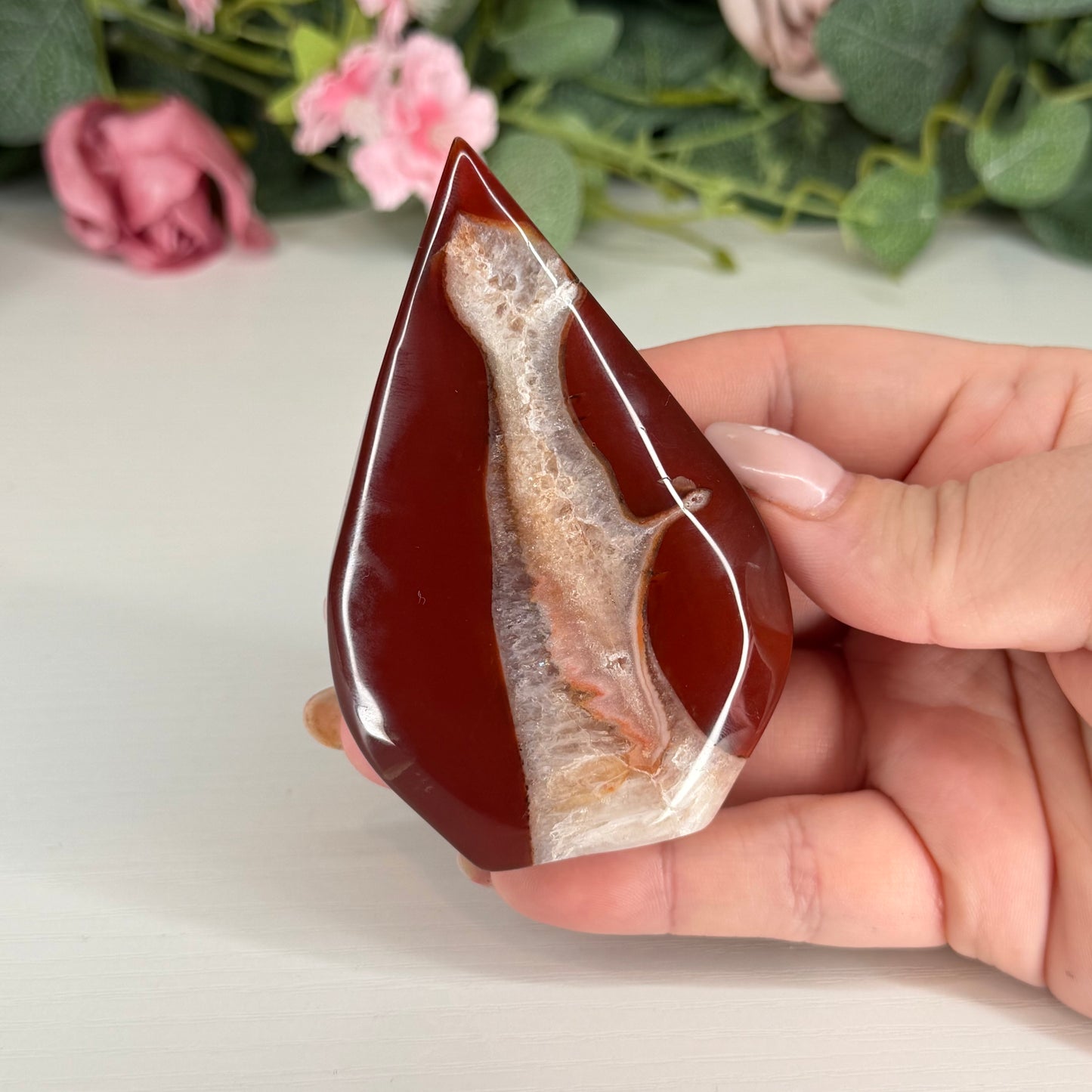 Carnelian Teardrops