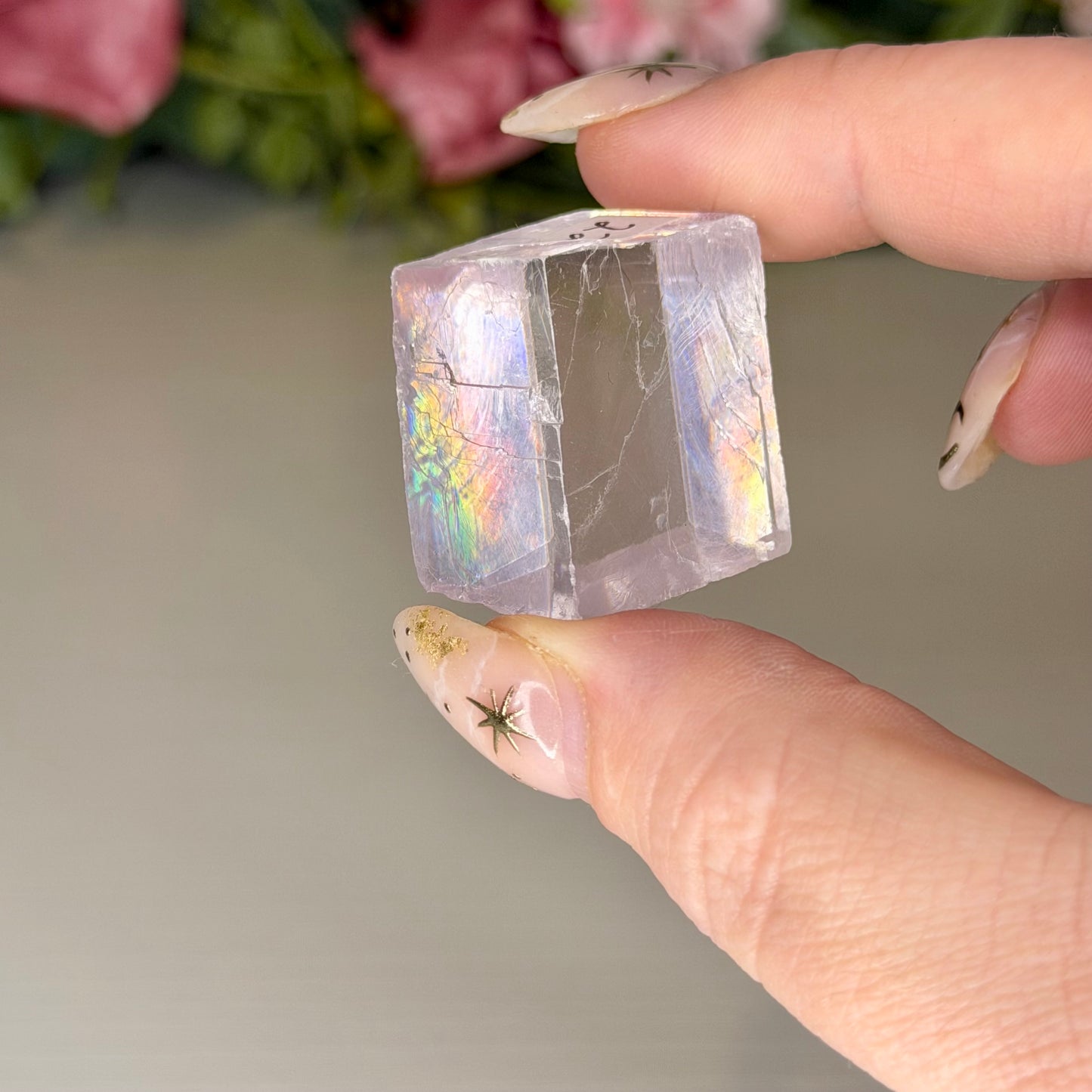 Lilac Optical Calcite Freeforms