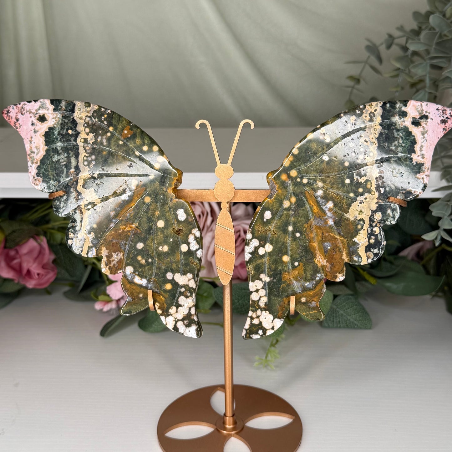 Ocean Jasper Butterfly Wings B