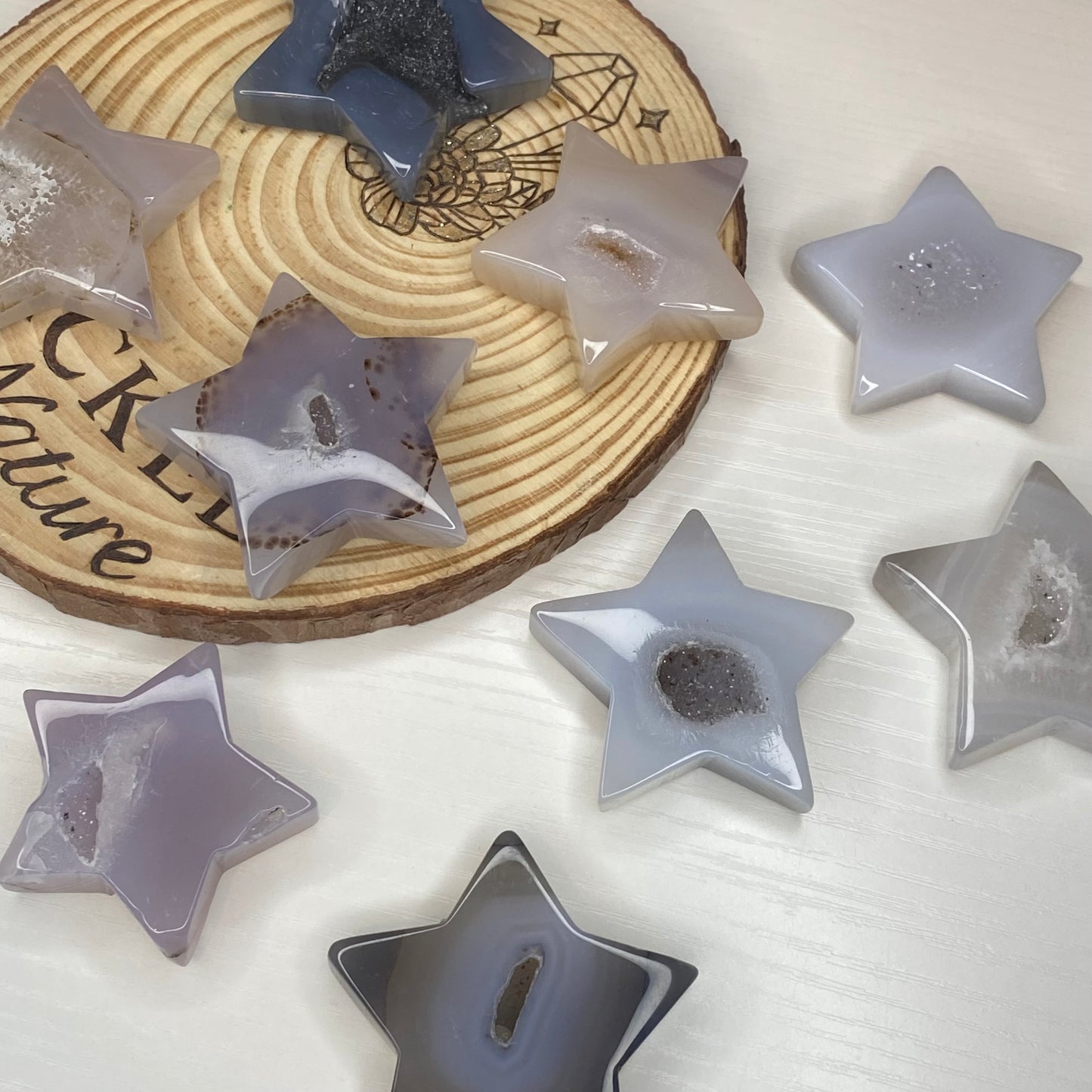 Druzy Agate Star (Intuitively Chosen)