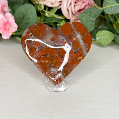Brecciated Jasper Hearts