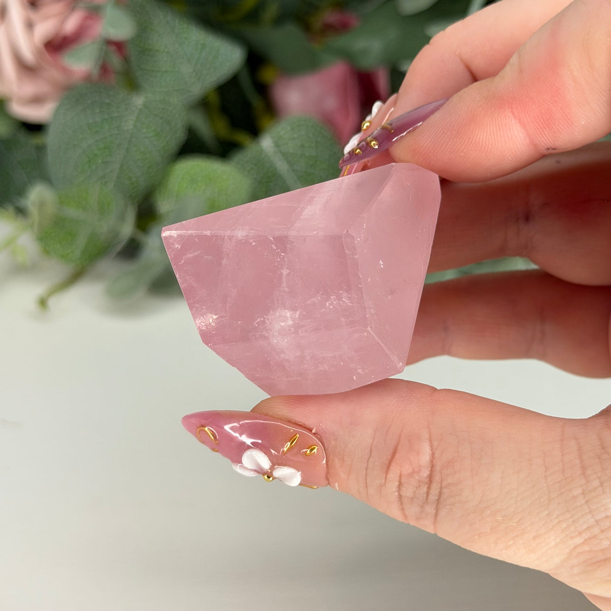 Jelly Rose Quartz Freeform