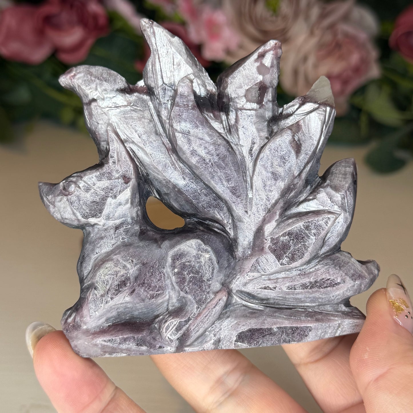 Purple Mica 9 Tailed Fox